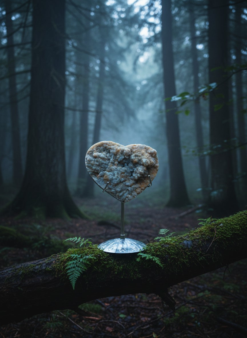 Chalcedony Heart
