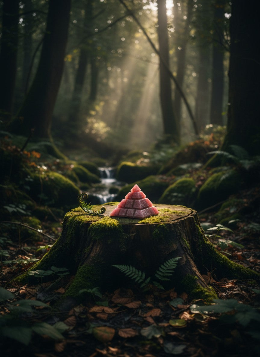 Rhodochrosite Pyramid
