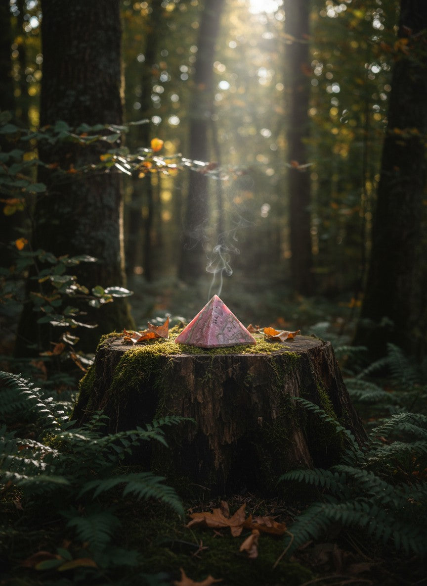 Rhodochrosite Pyramid