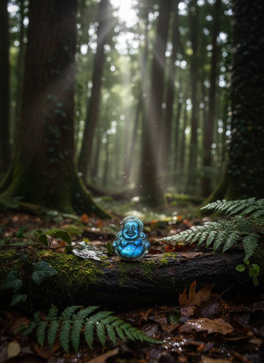 Labradorite Buddha
