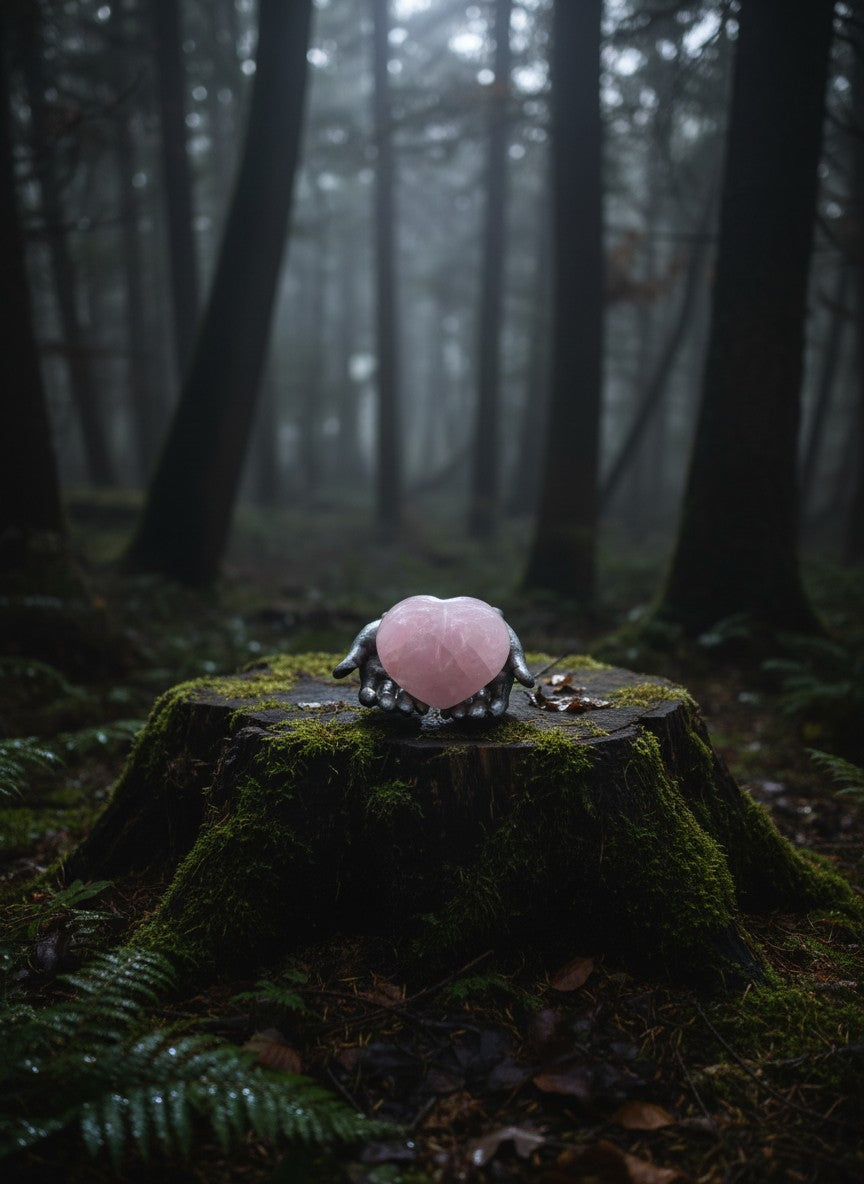 High-Quality Rose Quartz Heart