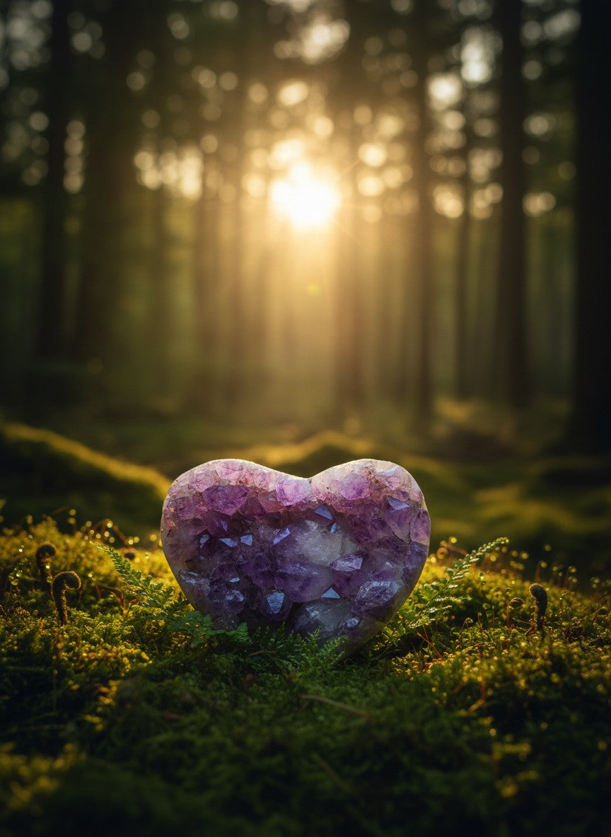 Chunky Amethyst Heart – Brazil