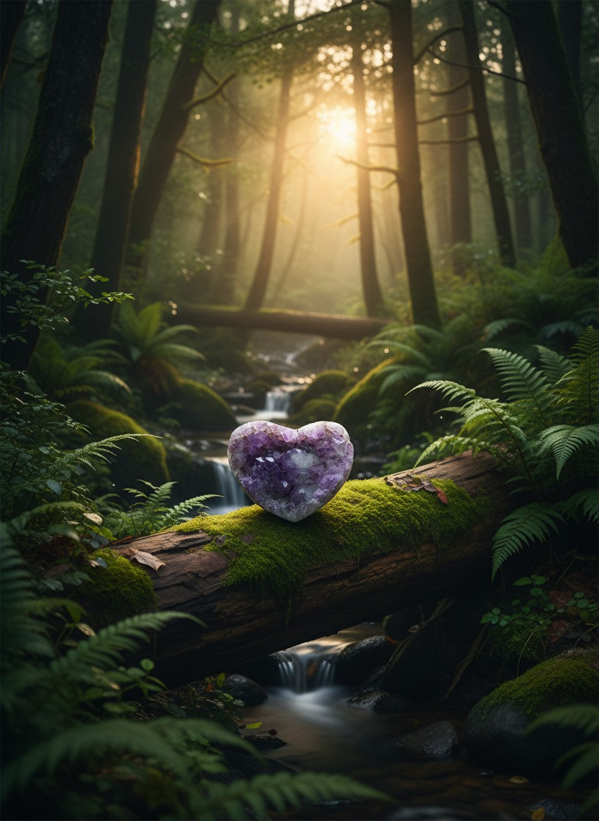 Chunky Amethyst Heart – Brazil