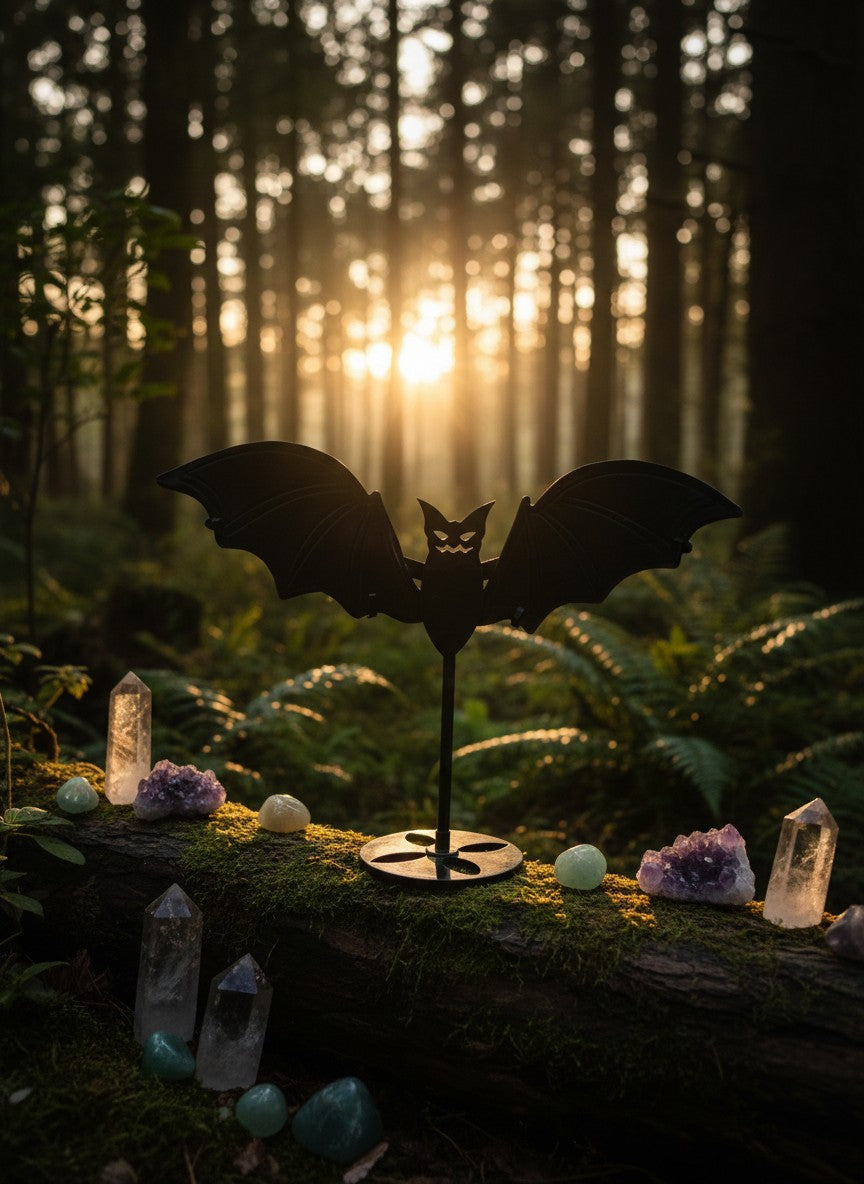 Black Obsidian Bat Wings