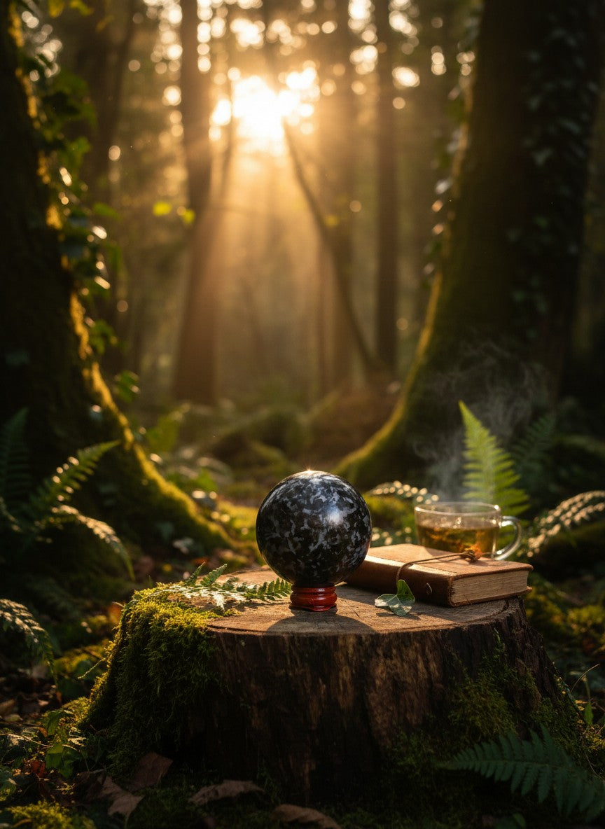 Gabbro Indigo (Mystic Merlinite) Sphere