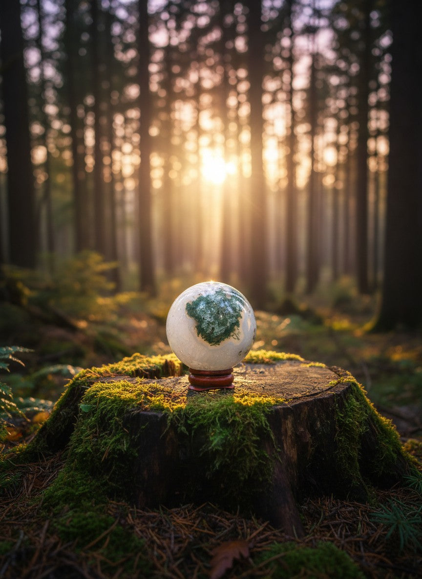 Moss Agate Sphere