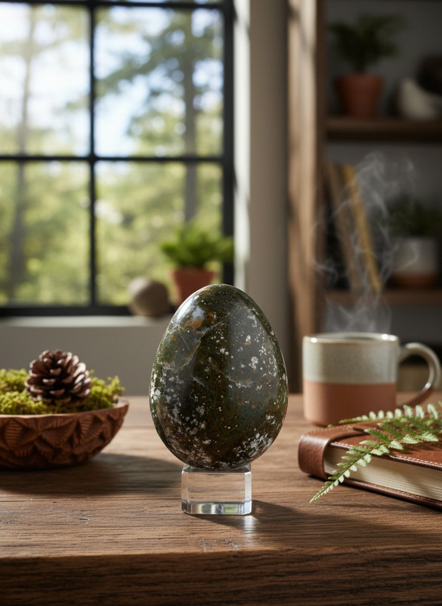 Ocean Jasper Egg