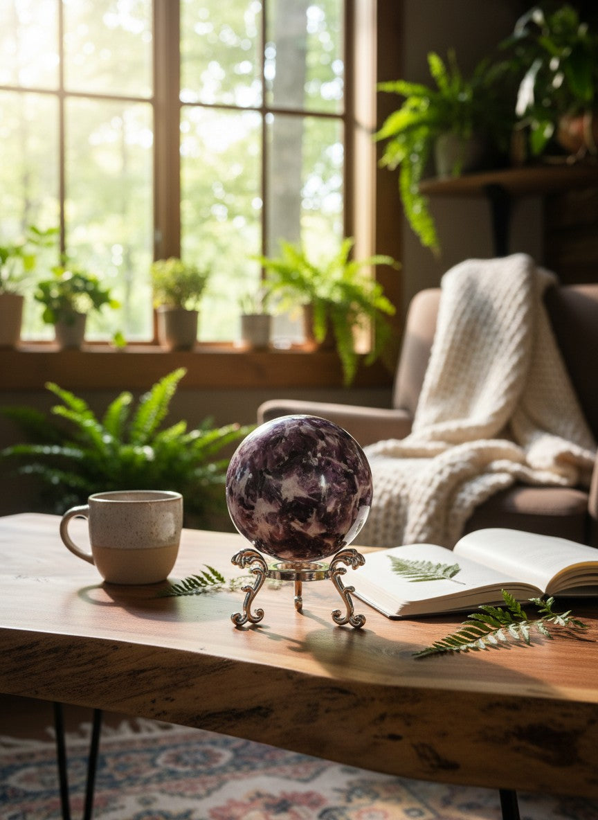 Purple Mica High Grade Sphere