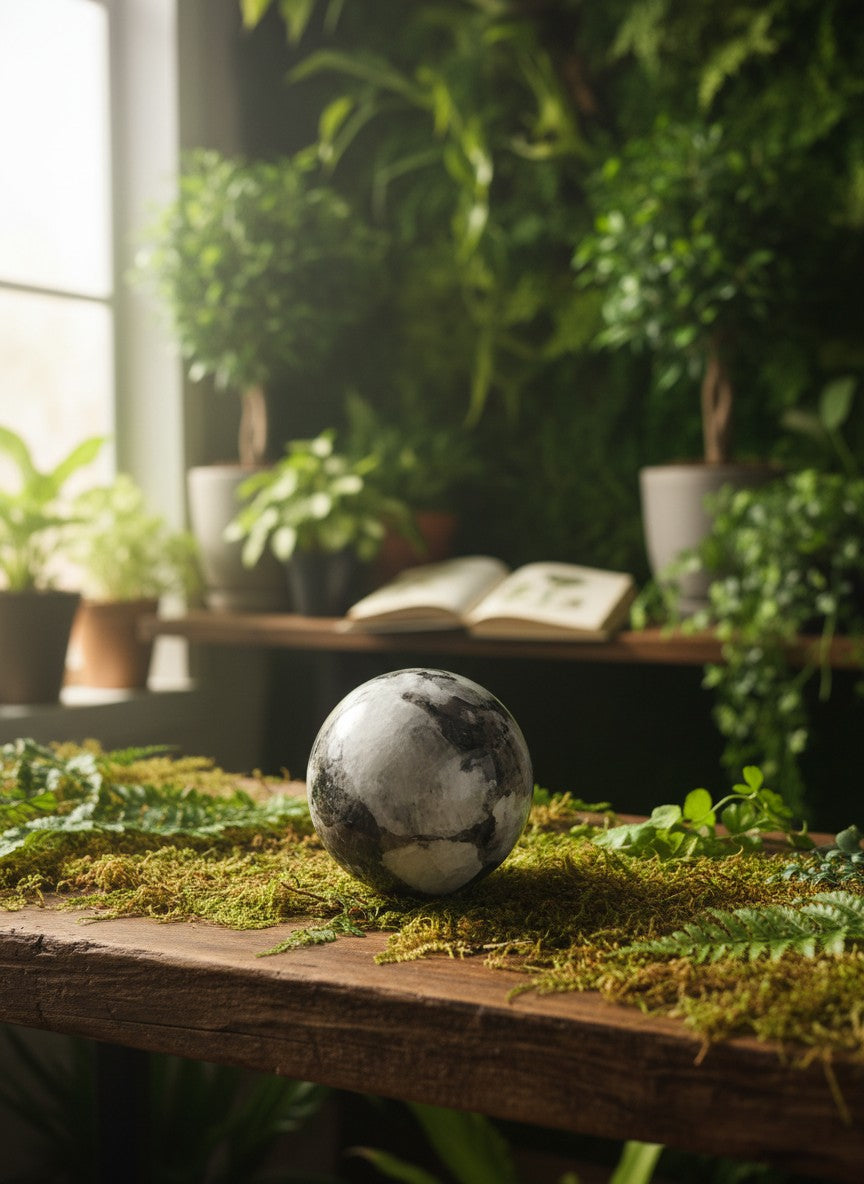 Rainbow Moonstone Sphere