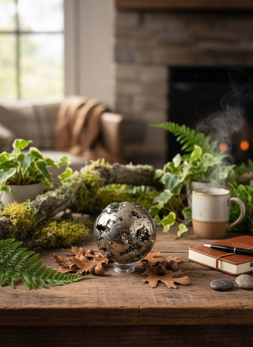 Peru Pyrite Geode Sphere