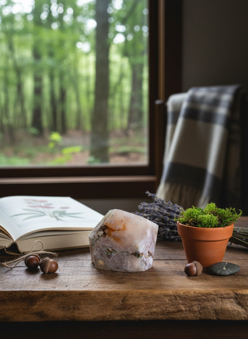 Cherry Blossom Agate Freeform