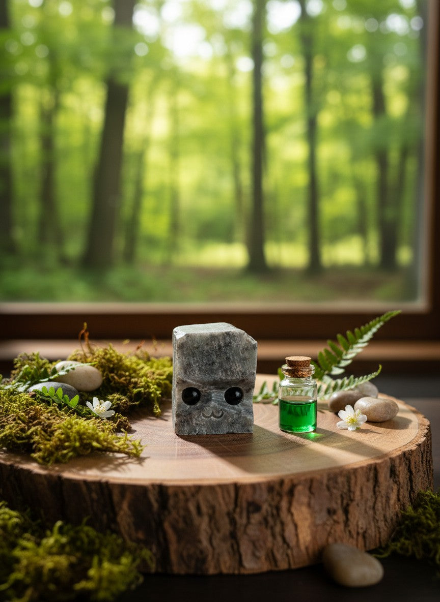 Rock Friends – Quartz, Green Aventurine & Kiwi Jasper