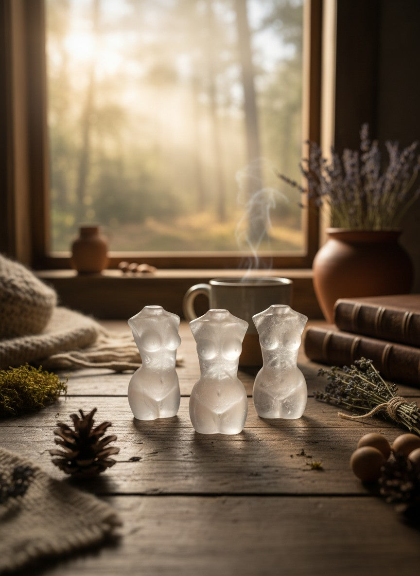Quartz Female Body Carving