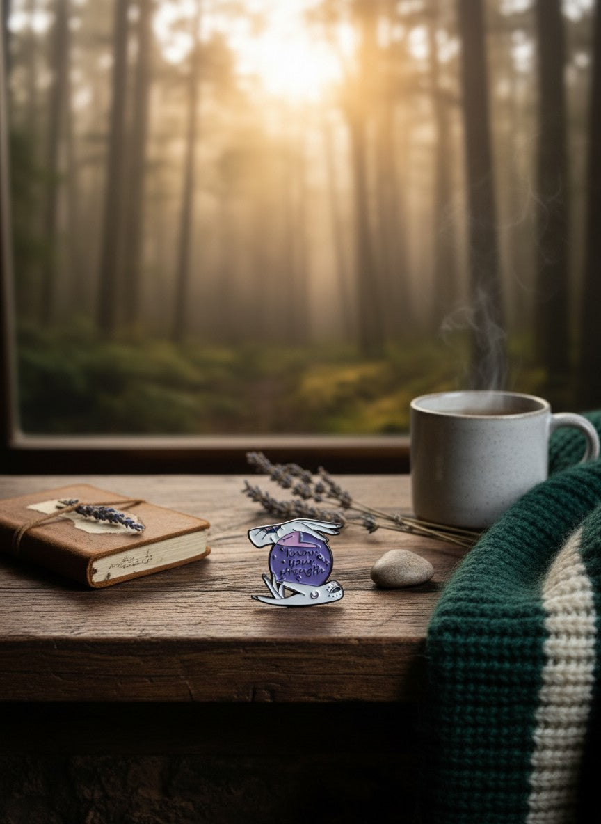 Enamel Pin Know Your Strength Purple