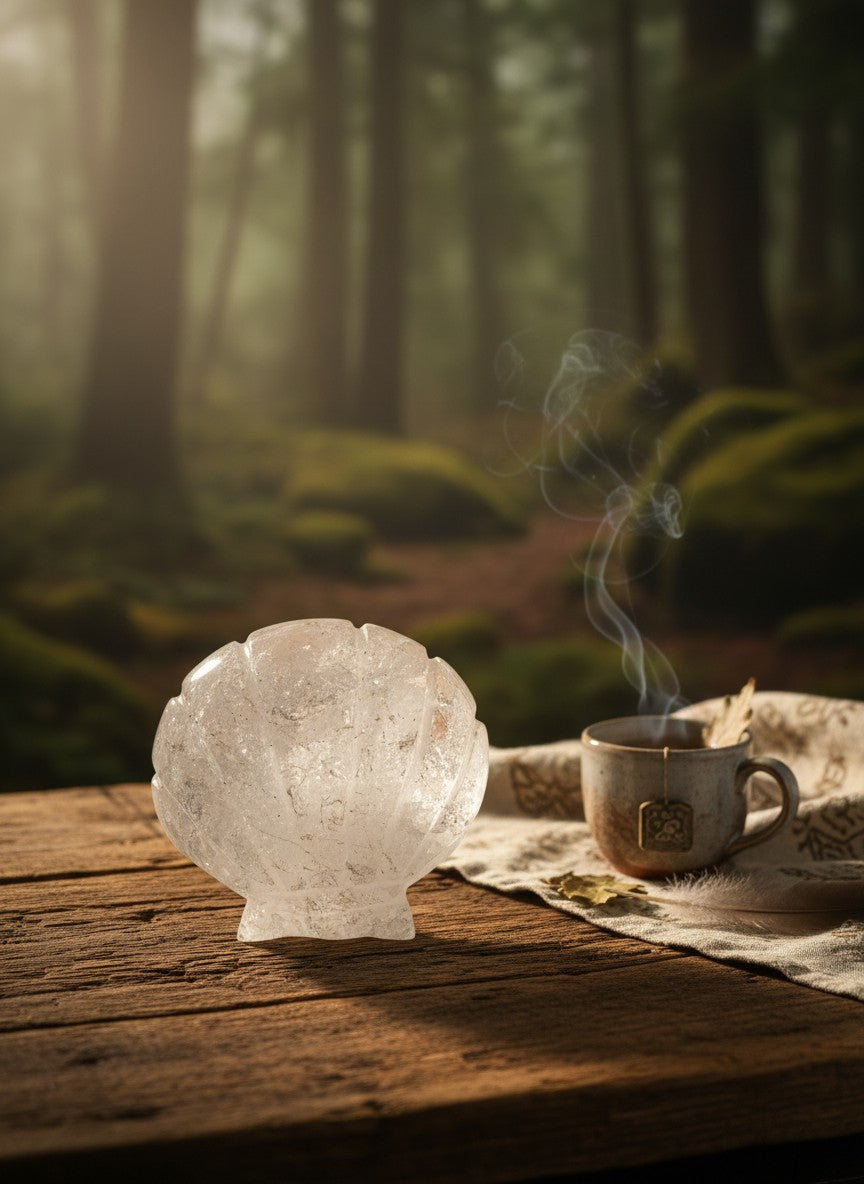 Quartz Shell Carving