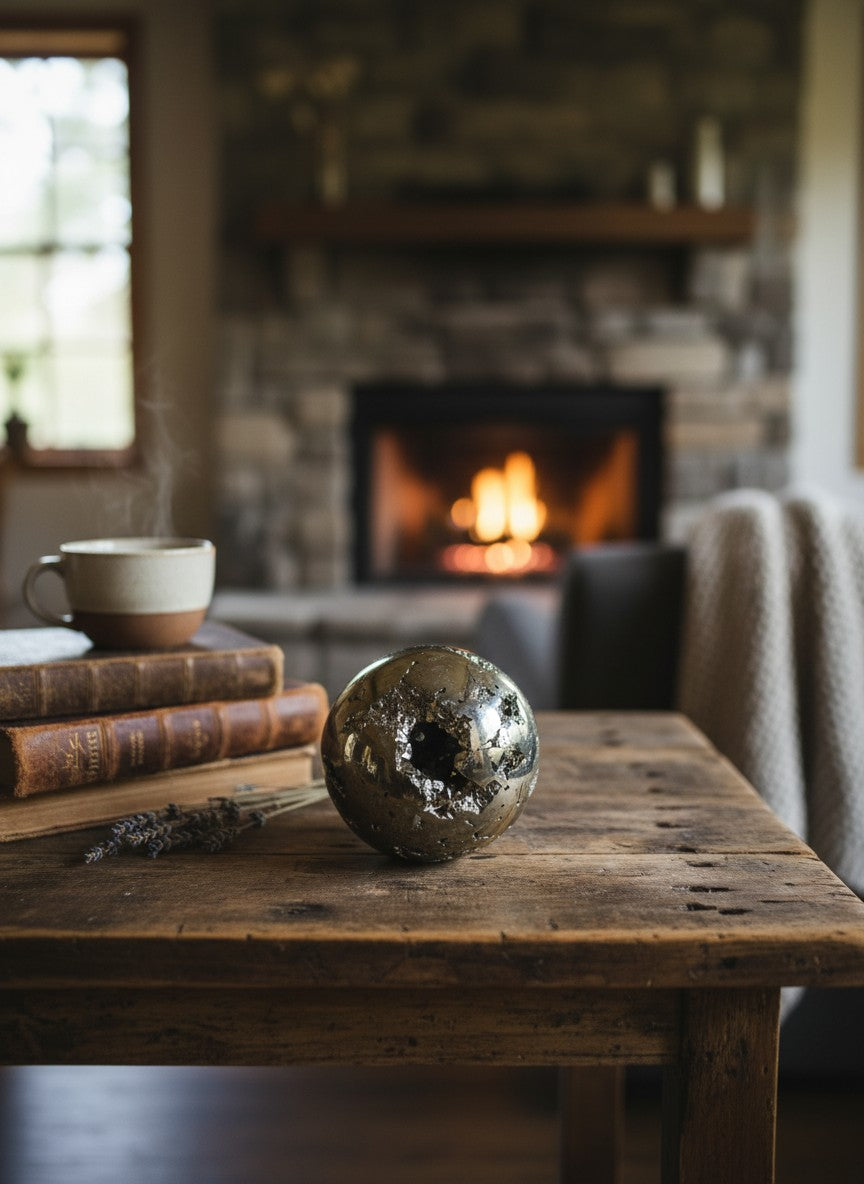 Peru Pyrite Geode Sphere
