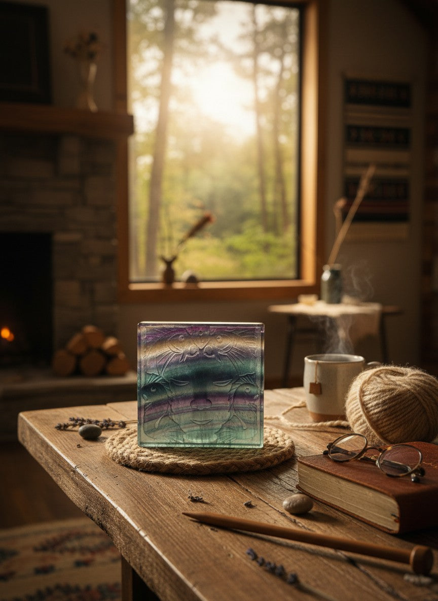 Rainbow Fluorite Portrait