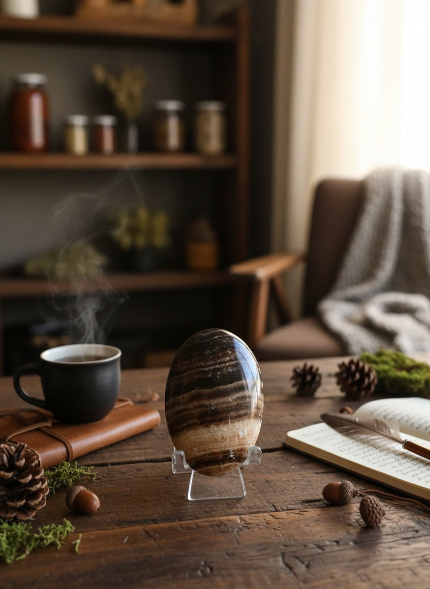 Chocolate Calcite Soapstone