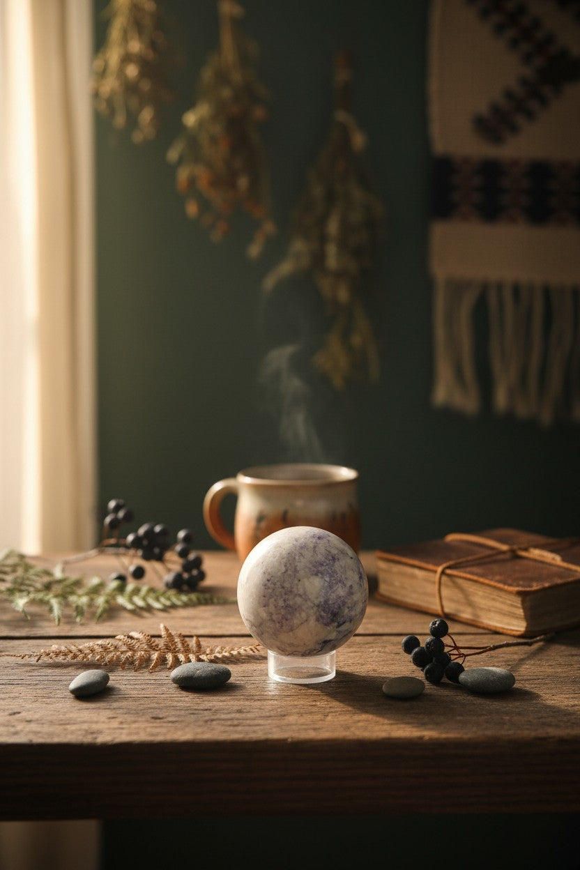 Tiffany Stone Sphere