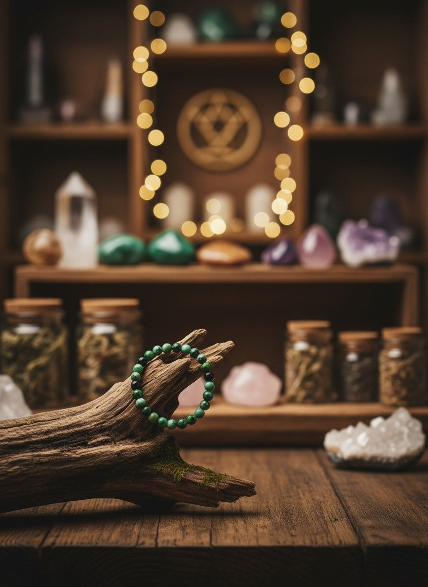 Variscite Bead Bracelet