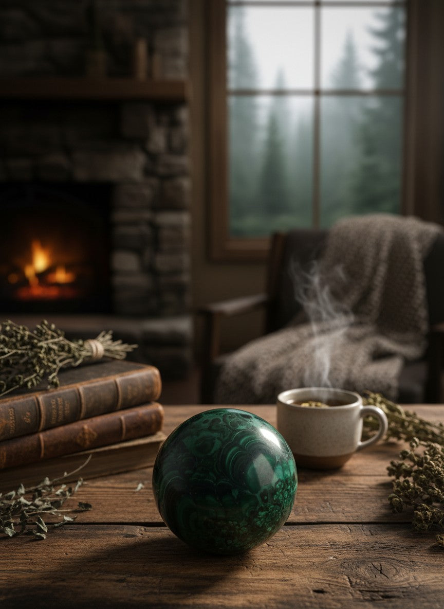 Malachite Sphere