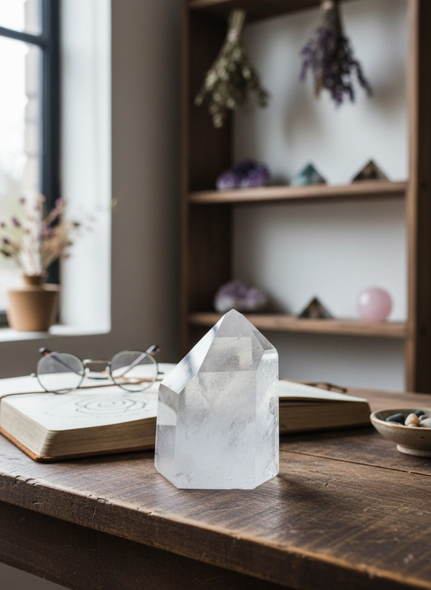 Brazilian Clear Quartz Tower