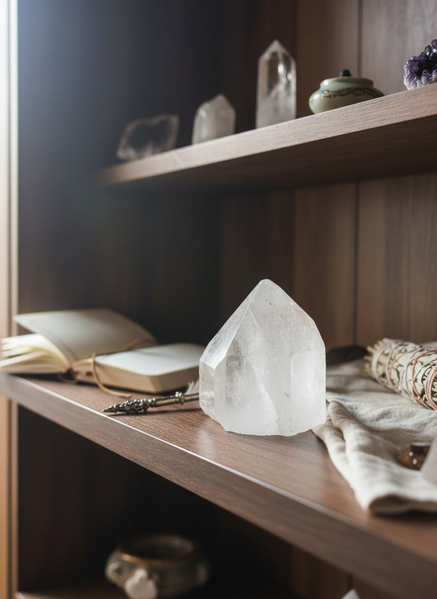 Brazilian Clear Quartz Tower