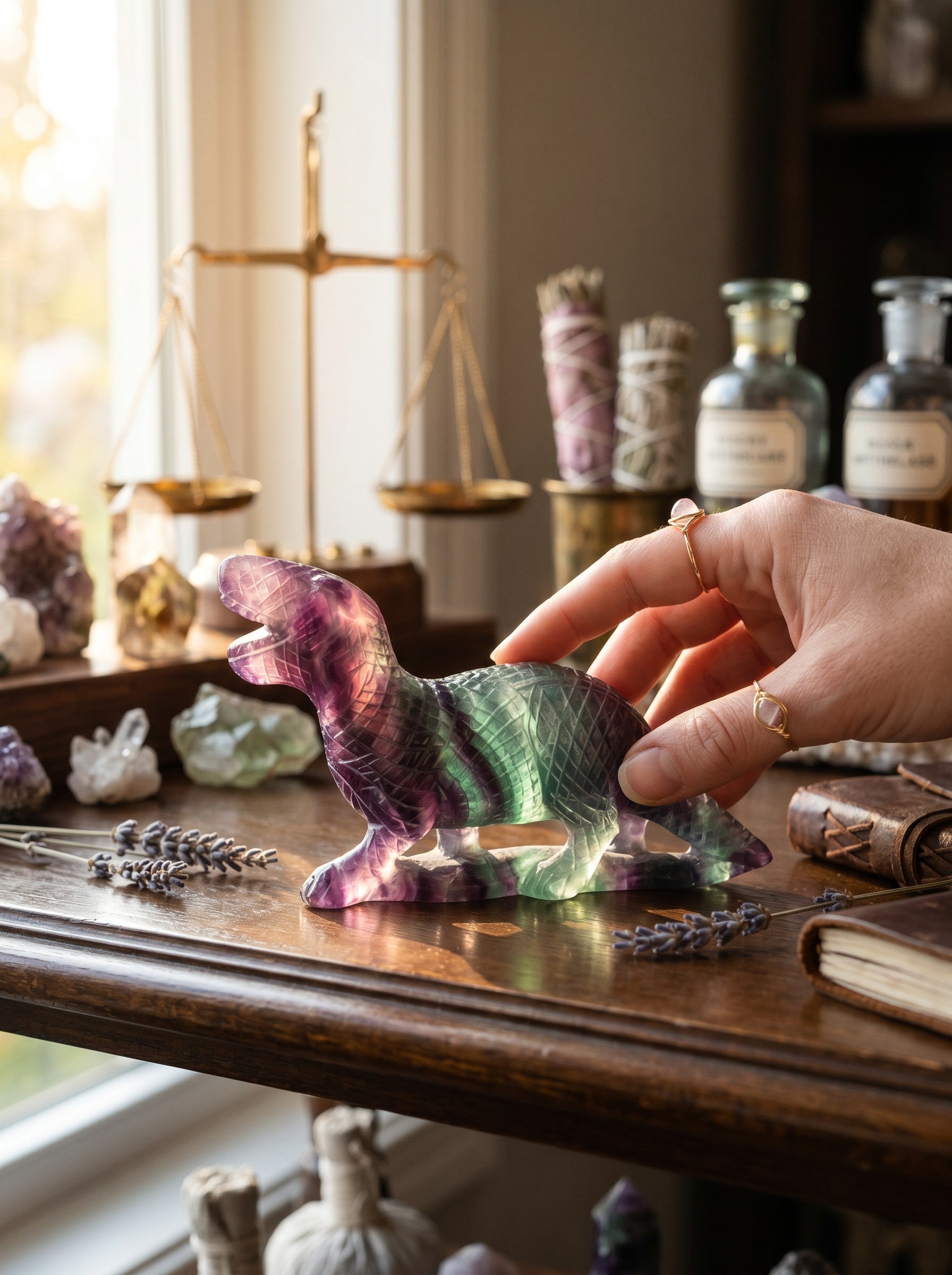 Fluorite Dinosaur