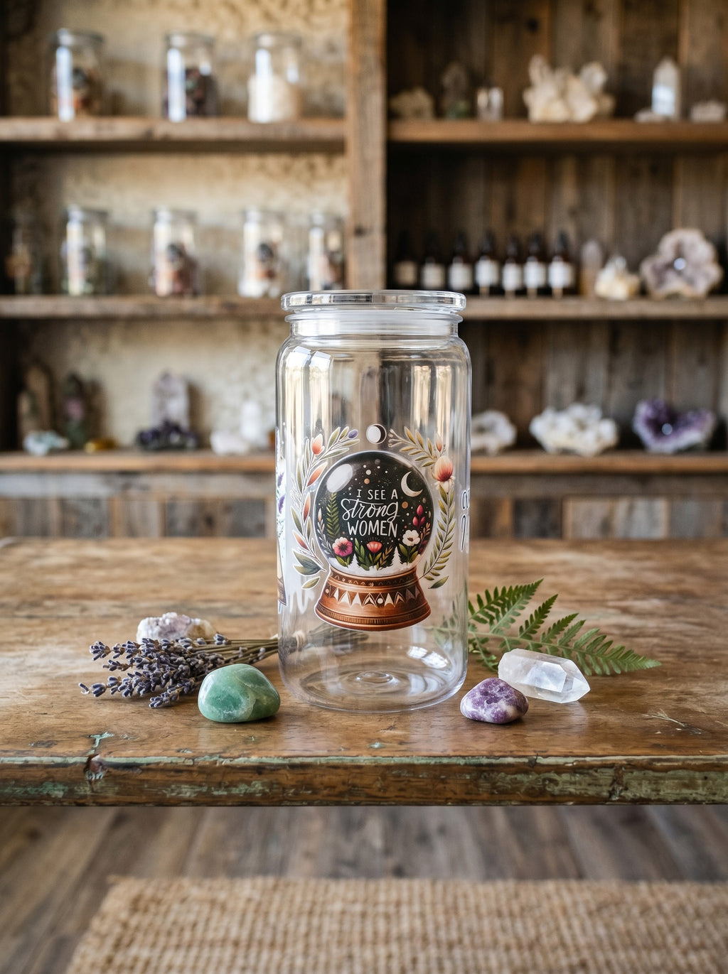 "I See Strong Women" Plastic Tumbler
