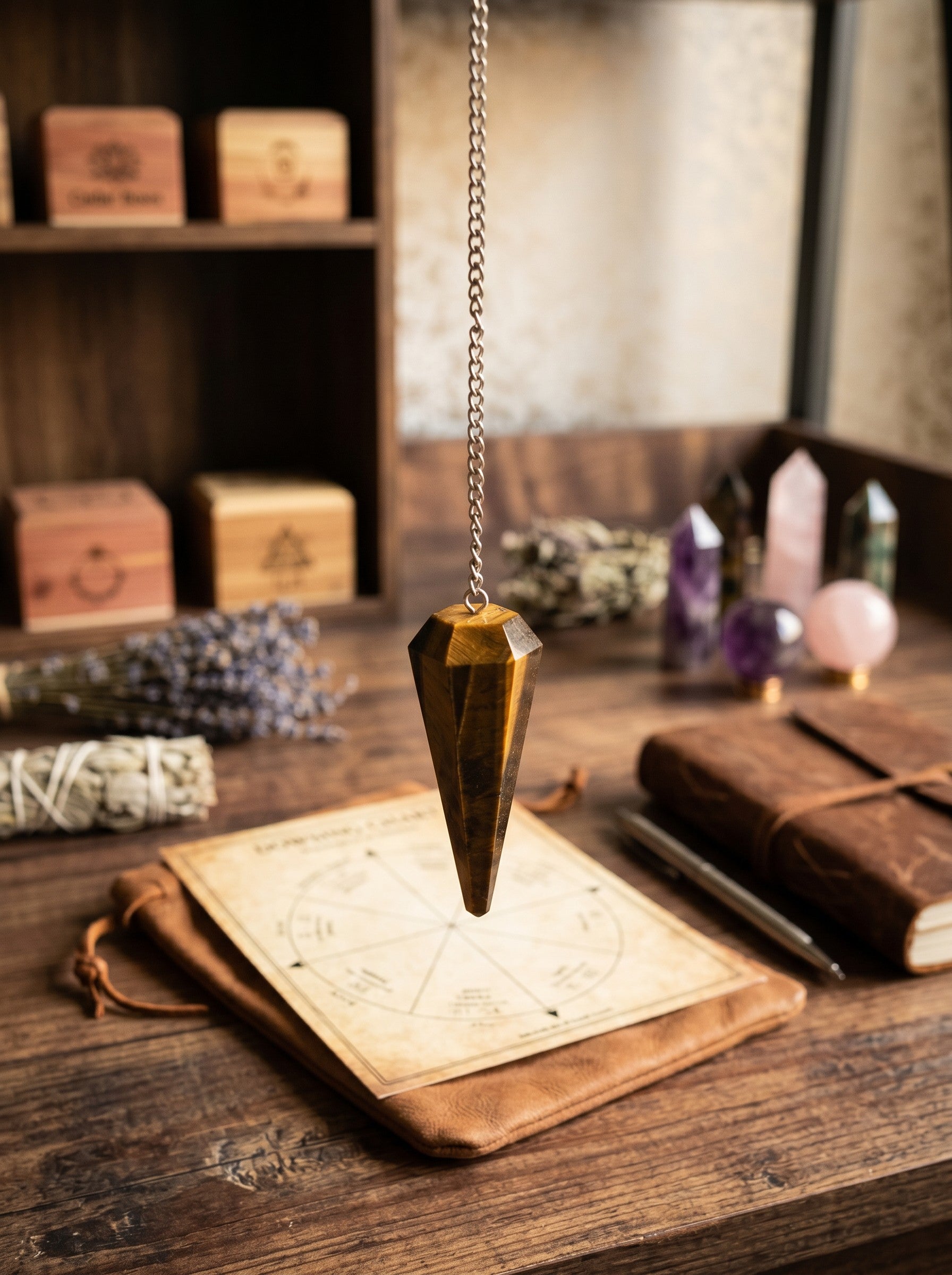 Tiger Eye Pendulum