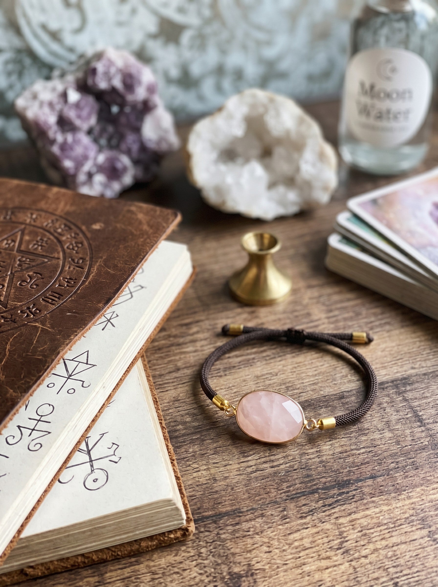 Rose Quartz Faceted Bracelet