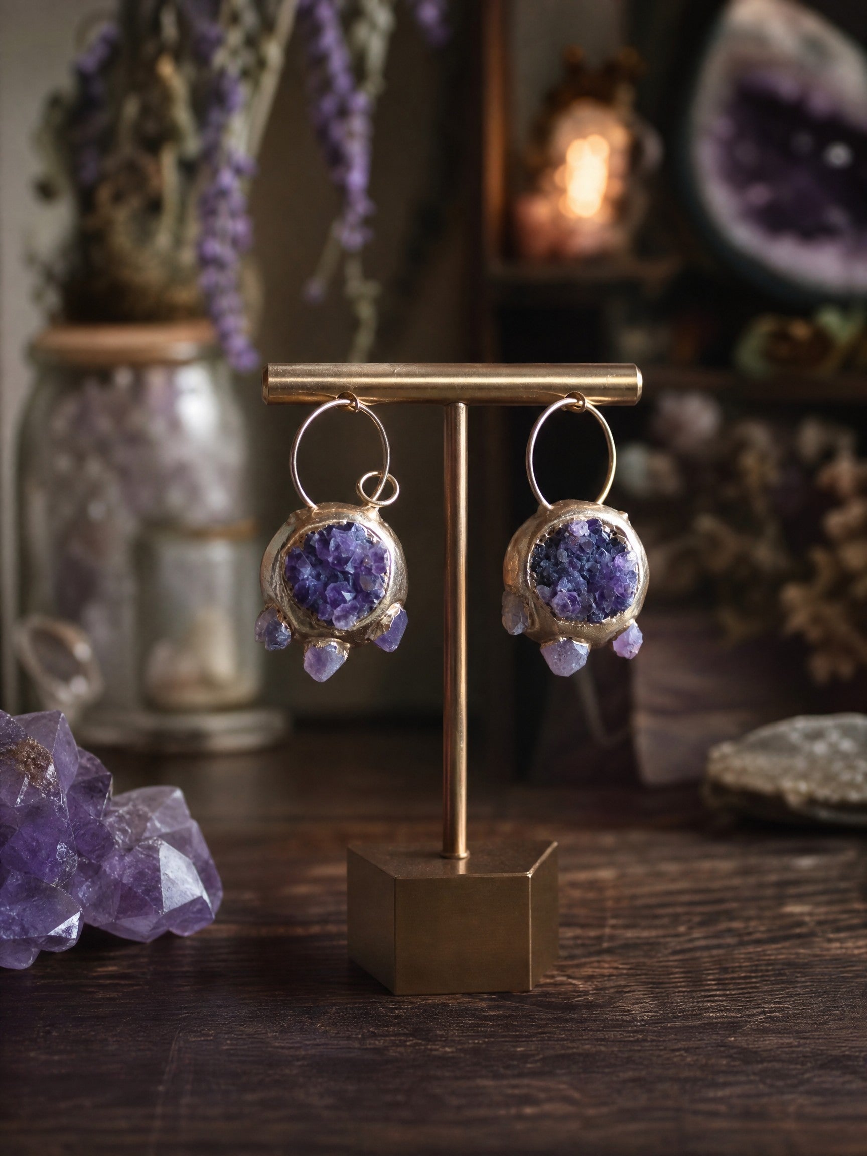 Amethyst Hanging Crystal