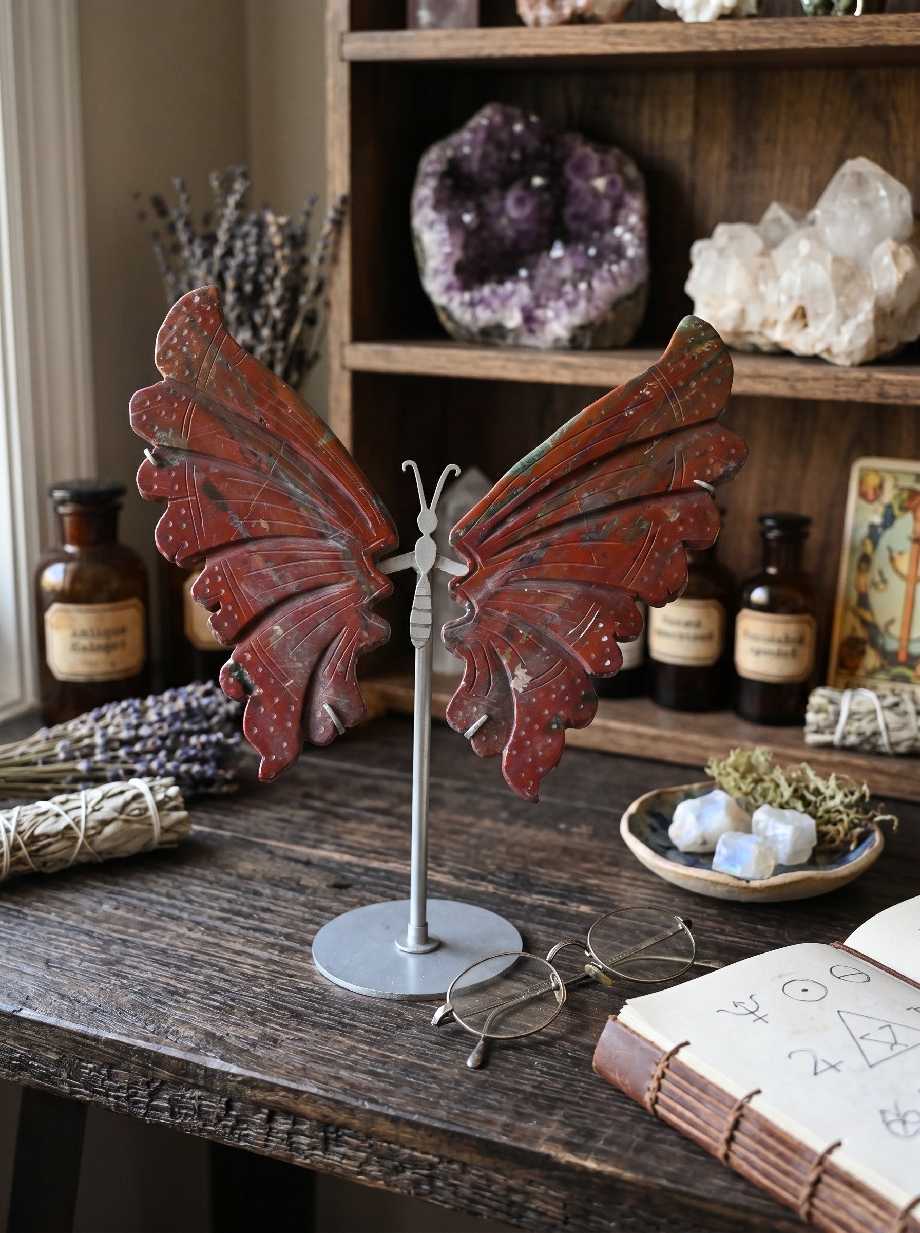 Ocean Jasper Butterfly Wings
