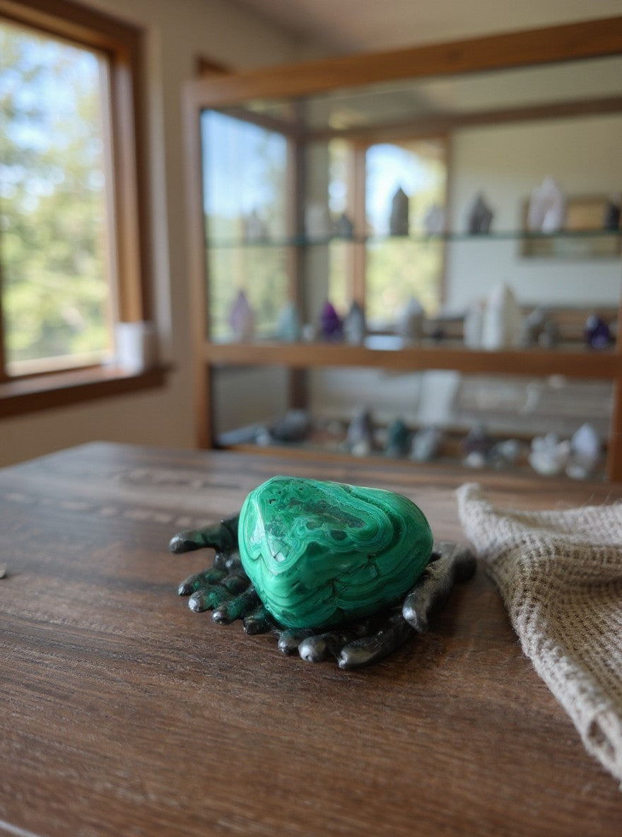 High Grade Malachite Tumble