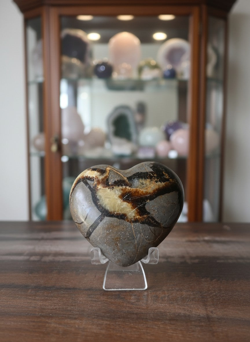 Septarian Heart