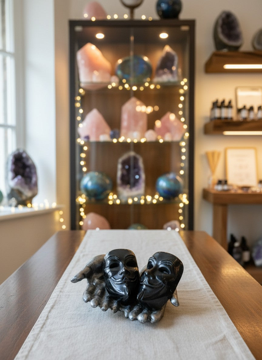 Obsidian Mask Carving