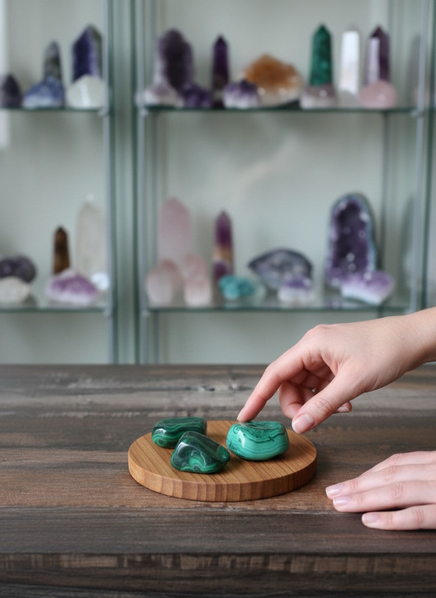 High Grade Malachite Large Tumble