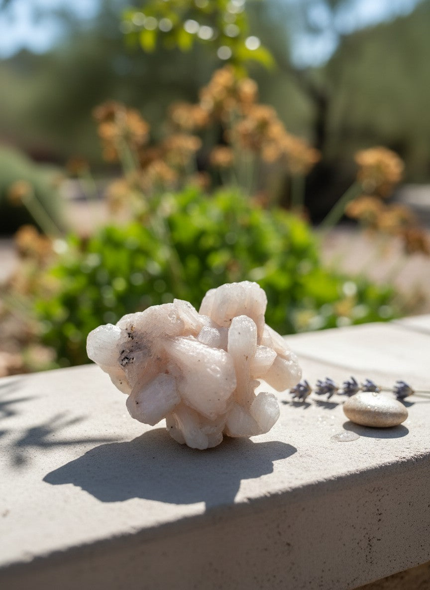 Apophyllite & Stilbite Cluster