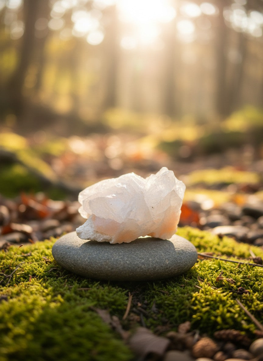 Apophyllite & Stilbite Cluster