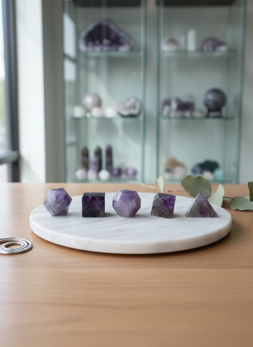 Amethyst Geometric Set