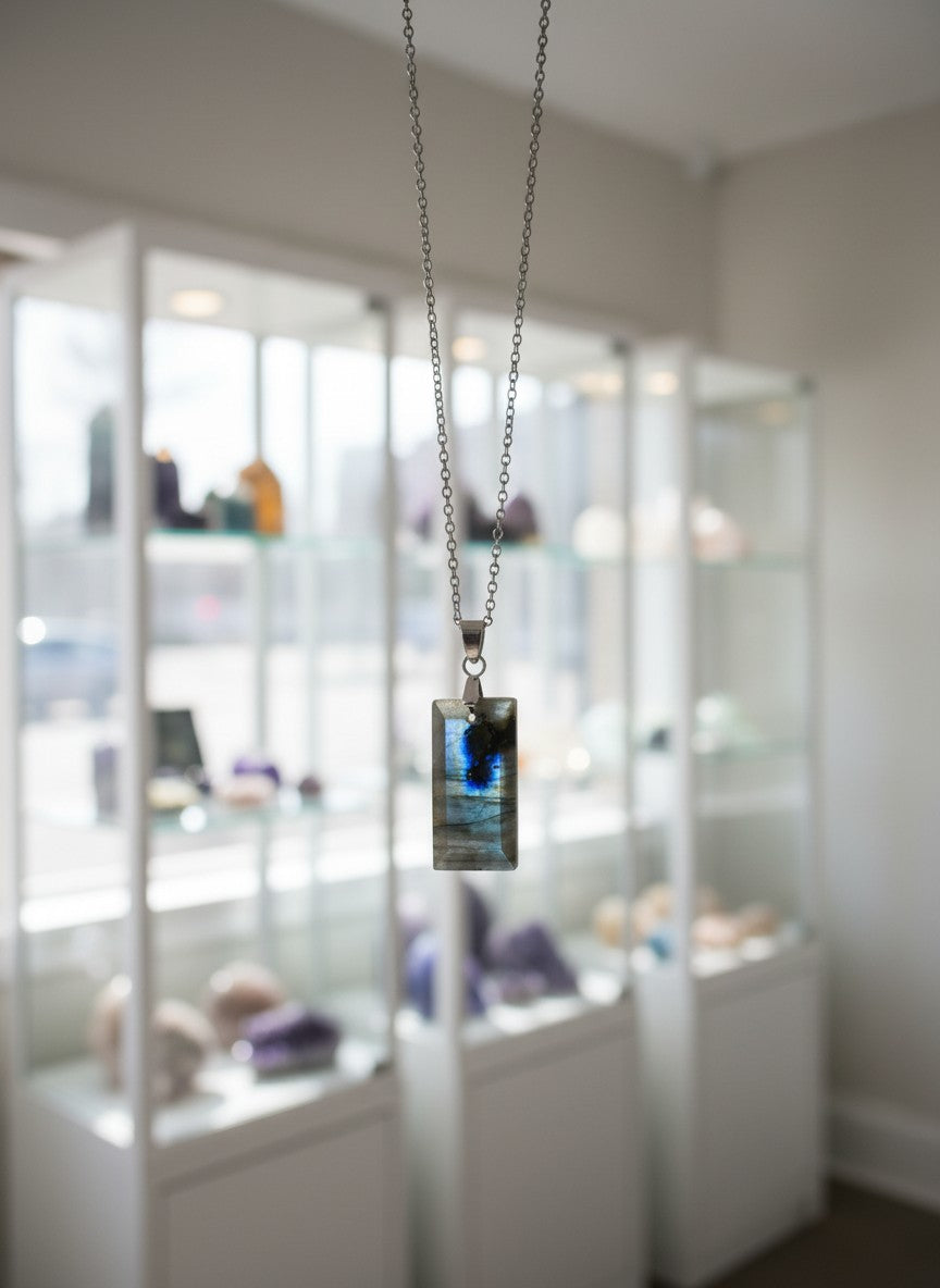 Labradorite Crystal Necklace