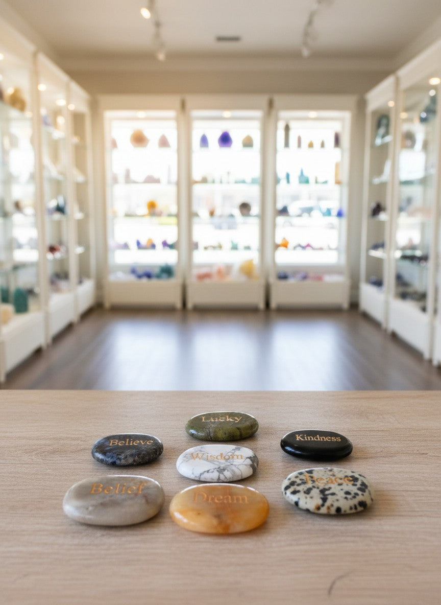 Mixed Crystal Word Stones