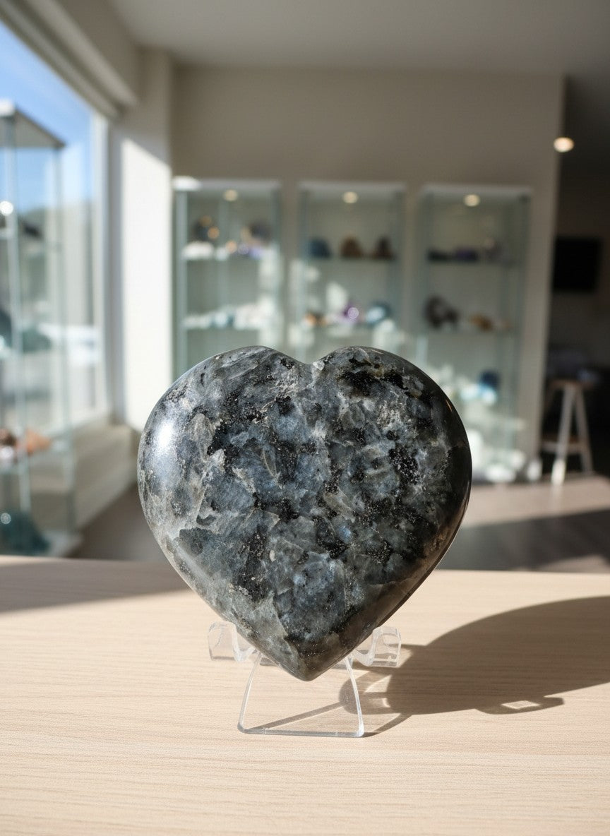 Larvikite Heart