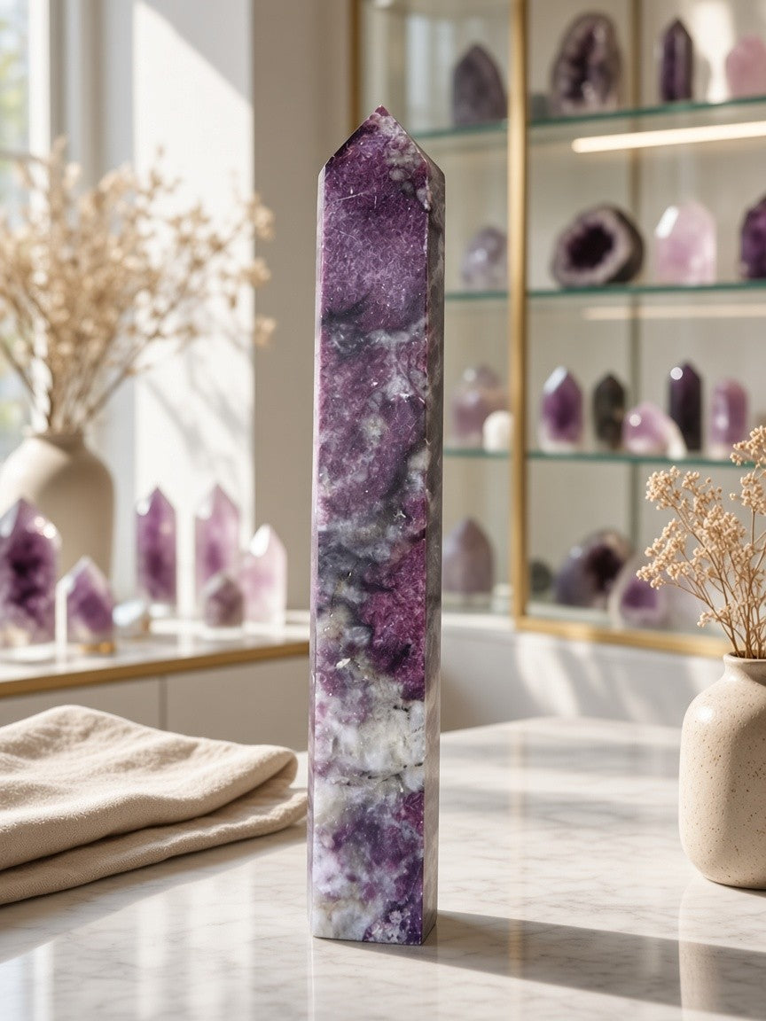 Pink Tourmaline Tower