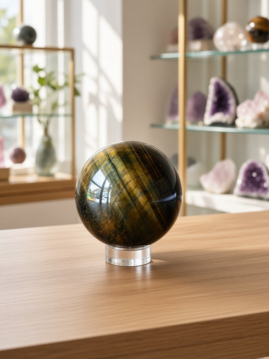 Tiger Eye Sphere