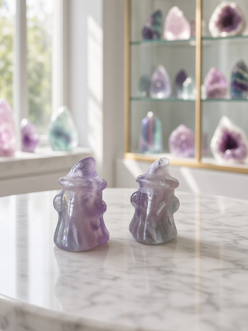 Fluorite Ghost Carving