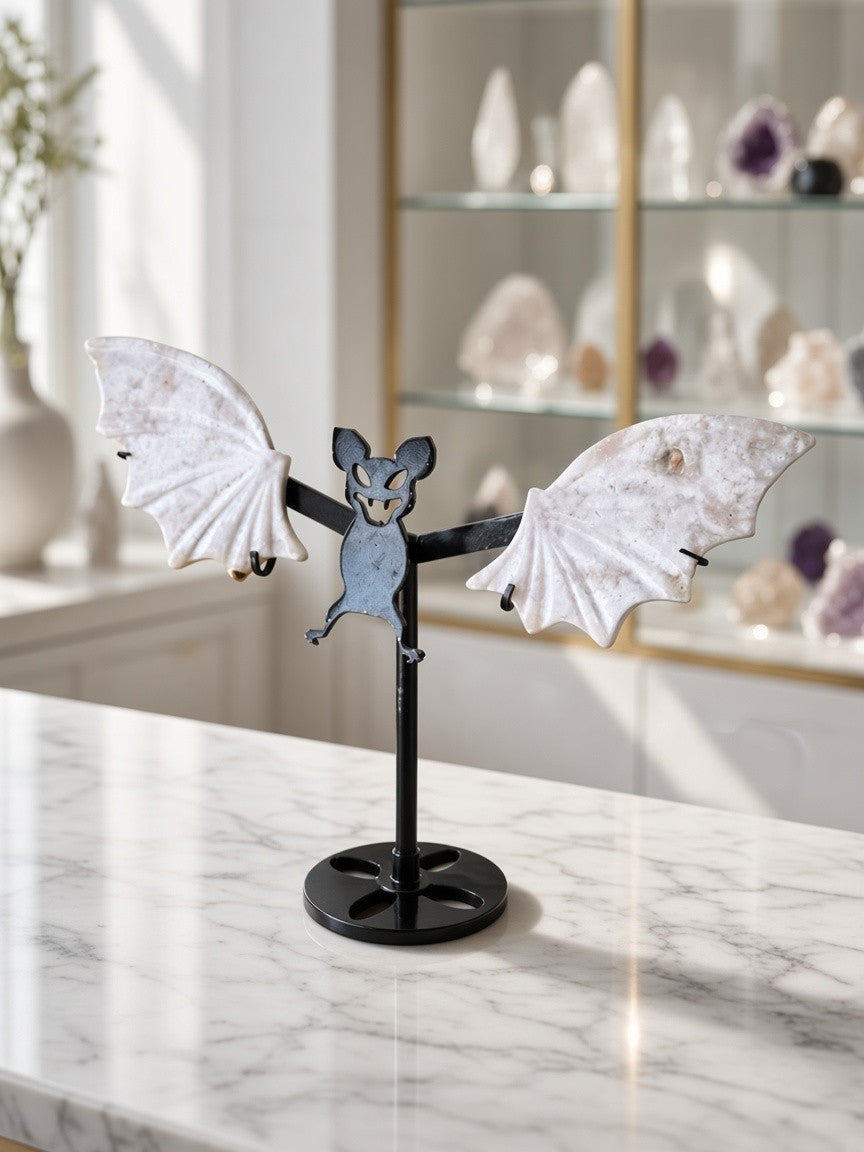 Cherry Blossom Bat Carving