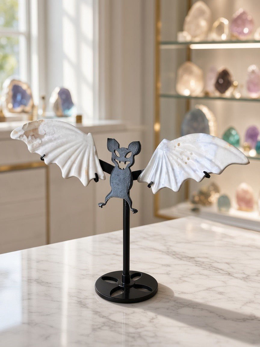 Cherry Blossom Bat Carving