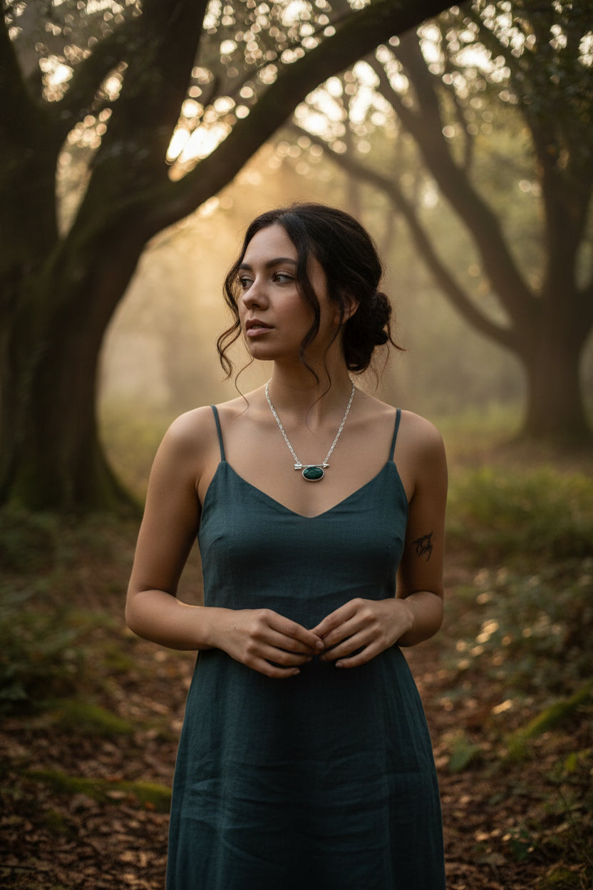 Evergreen Light Necklace