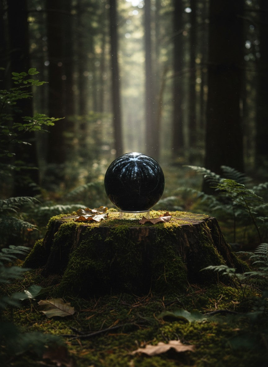 Black Tourmaline Sphere